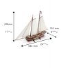 ARTESANIA LATINA 22110N U.S. Pilot Boat Swift 1805 1/50